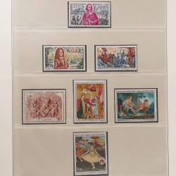 Collection timbres de France 1960-1971 neufs** en album Lindner.