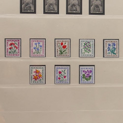 Collection timbres de France 1960-1971 neufs** en album Lindner.