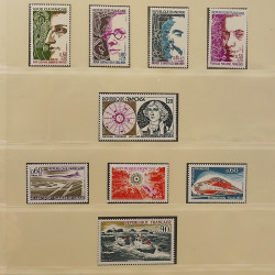 Collection timbres de France 1972-1981 neufs** en album Lindner.