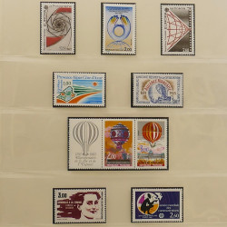 Collection timbres de France 1983-1991 neufs** en album Lindner.