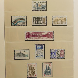 Collection timbres de France 1983-1991 neufs** en album Lindner.
