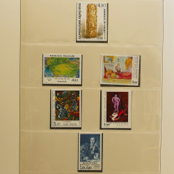 Collection timbres de France 1983-1991 neufs** en album Lindner.
