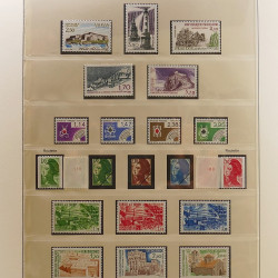 Collection timbres de France 1983-1991 neufs** en album Lindner.