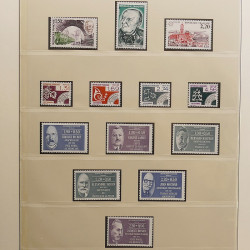 Collection timbres de France 1983-1991 neufs** en album Lindner.