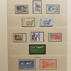 Collection timbres de France 1983-1991 neufs** en album Lindner.