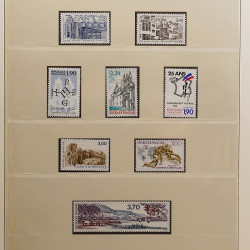 Collection timbres de France 1983-1991 neufs** en album Lindner.