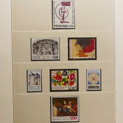 Collection timbres de France 1983-1991 neufs** en album Lindner.