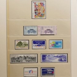 Collection timbres de France 1983-1991 neufs** en album Lindner.