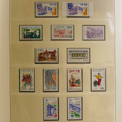 Collection timbres de France 1983-1991 neufs** en album Lindner.