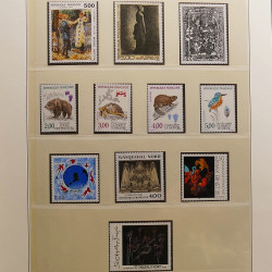 Collection timbres de France 1983-1991 neufs** en album Lindner.