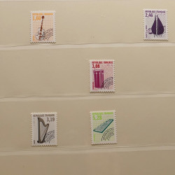 Collection timbres de France 1983-1991 neufs** en album Lindner.