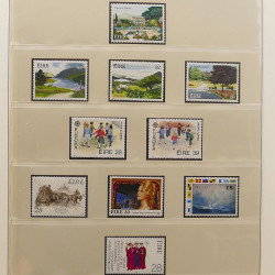 Collection timbres d'Irlande 1989-1997 neufs en album Lindner.