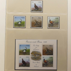 Collection timbres d'Irlande 1989-1997 neufs en album Lindner.