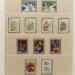 Collection timbres d'Irlande 1989-1997 neufs en album Lindner.