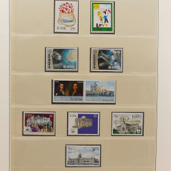 Collection timbres d'Irlande 1989-1997 neufs en album Lindner.
