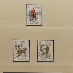 Collection timbres d'Irlande 1989-1997 neufs en album Lindner.