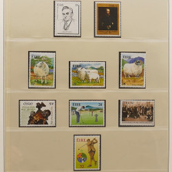 Collection timbres d'Irlande 1989-1997 neufs en album Lindner.