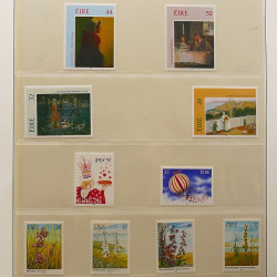Collection timbres d'Irlande 1989-1997 neufs en album Lindner.