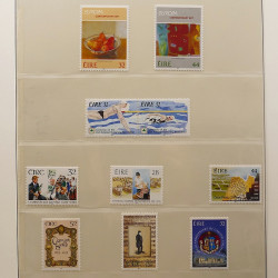 Collection timbres d'Irlande 1989-1997 neufs en album Lindner.