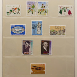 Collection timbres d'Irlande 1989-1997 neufs en album Lindner.