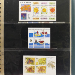Collection timbres d'Irlande 1989-1997 neufs en album Lindner.