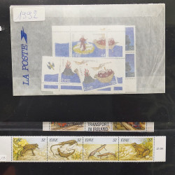 Collection timbres d'Irlande 1989-1997 neufs en album Lindner.
