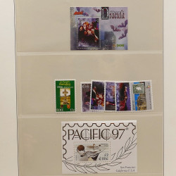 Collection timbres d'Irlande 1989-1997 neufs en album Lindner.