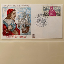 Lot d'entiers postaux de France 1960-1991 en album Lindner.