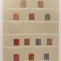 Lot de timbres de France 1850-1940 oblitérés en album Lindner.