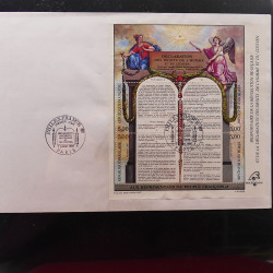 Collection enveloppe premier jour de France lux soie 1990-1993 en album Lindner.