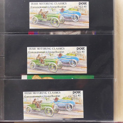 Lot de carnets de timbres modernes d'Ireland neufs** en un album.