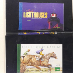 Lot de carnets de timbres modernes d'Ireland neufs** en un album.
