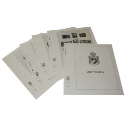 Feuilles préimprimées Lindner-T Liechtenstein 2023.