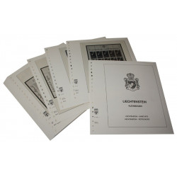 Feuilles préimprimées Lindner-T Liechtenstein Petits Blocs 2005.