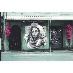 Feuillet de timbre Arts de la rue - Street Art neuf**.