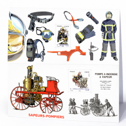 Blocs souvenirs N°59-64 Sapeurs-pompiers de Paris neuf**.
