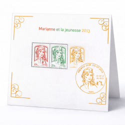 Bloc souvenir N°82 Marianne et la jeunesse 2013 neuf**.
