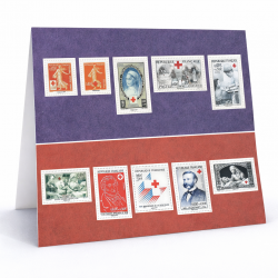 Blocs souvenirs N°95-95A Croix-Rouge neuf**.