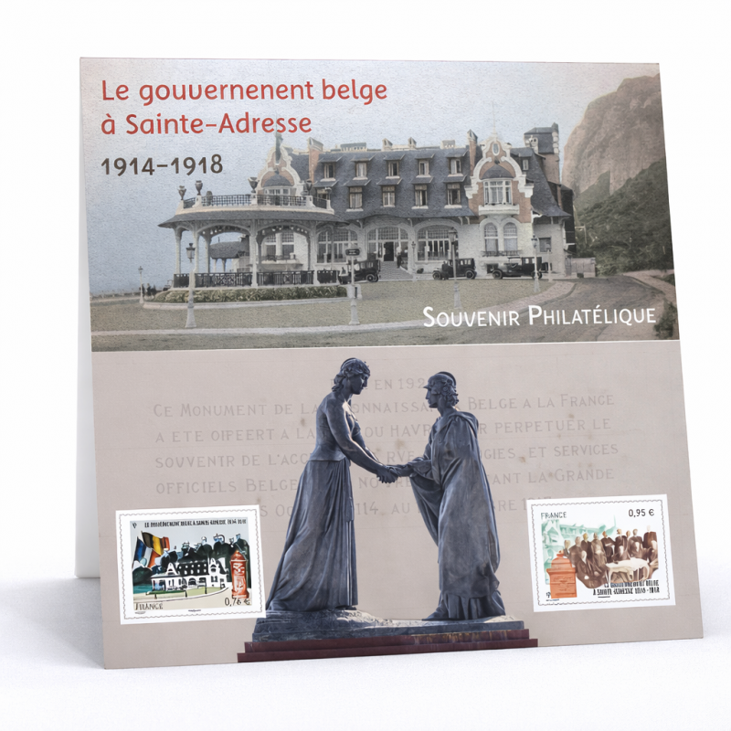 Bloc souvenir N°110 Gouvernement belge à Sainte-Adresse neuf**.