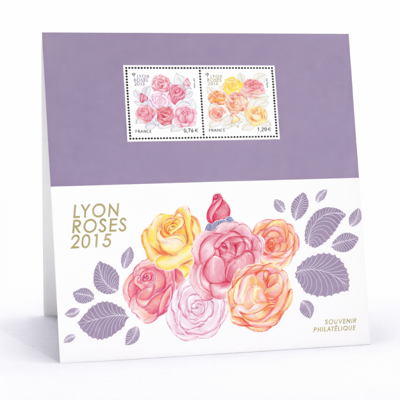 Bloc souvenir N°111 Lyon Roses neuf**.