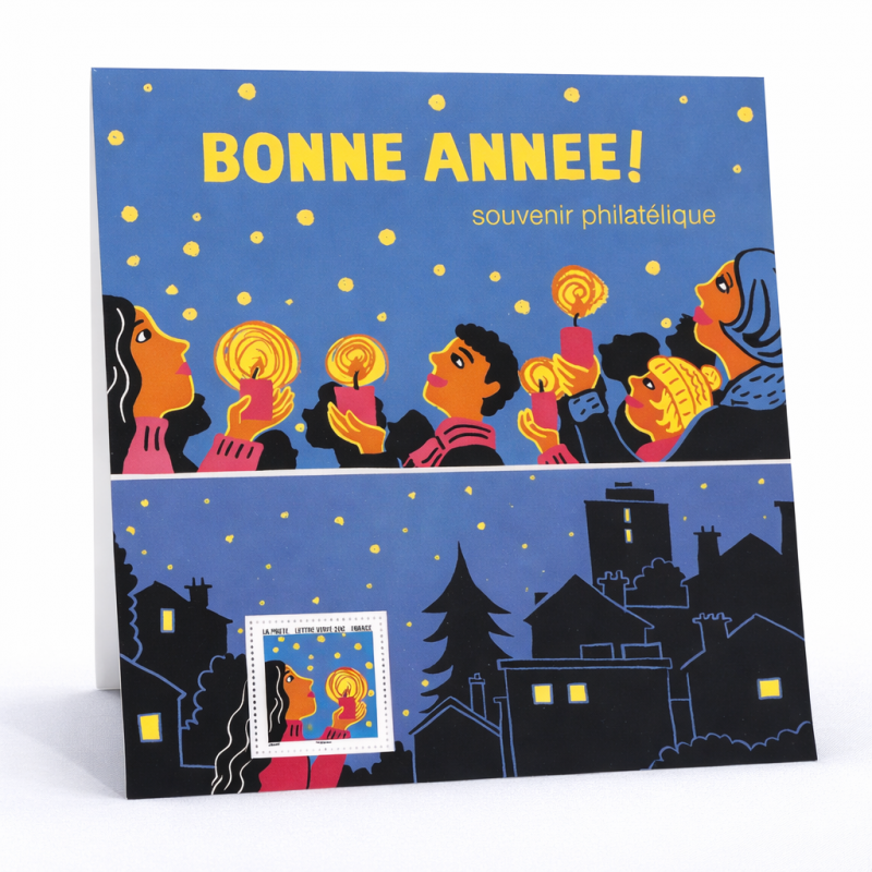 Bloc souvenir N°113 Bonne année neuf**.