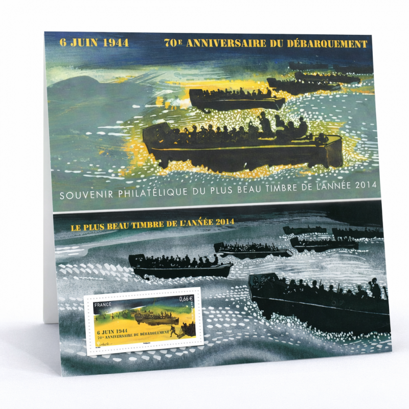 Bloc souvenir N°114 Débarquement neuf**.