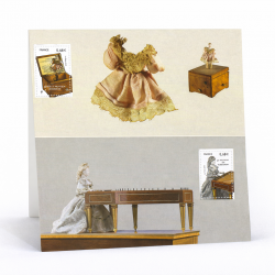 Blocs souvenirs N°116-121 Les boites à musique neuf**.