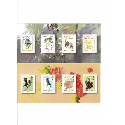 Blocs souvenirs N°123 Les douze signes neuf**.