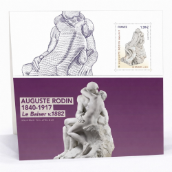 Bloc souvenir N°137 Rodin - Le Baiser neuf**.