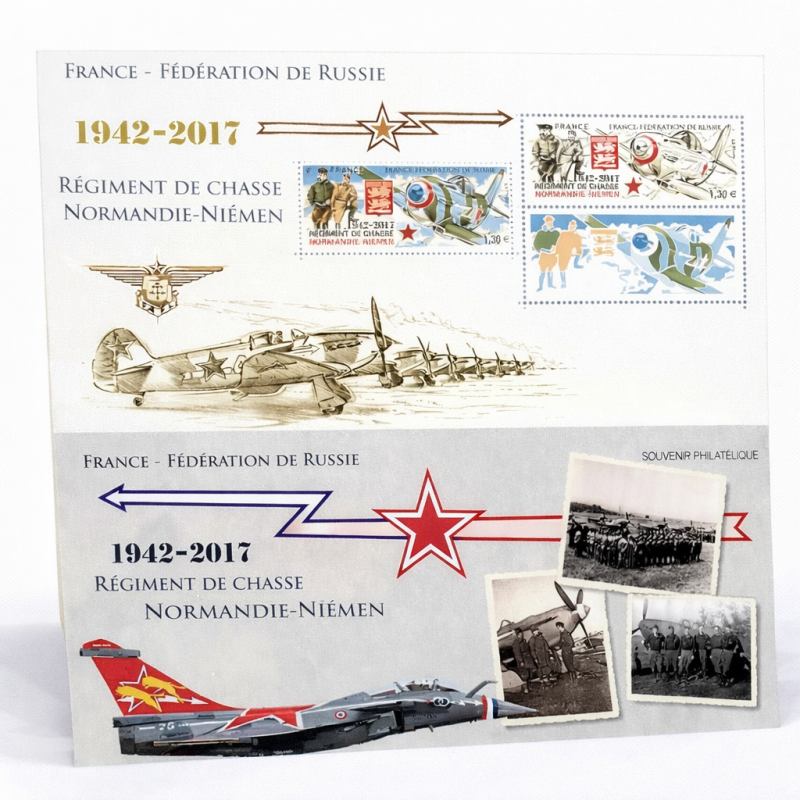Bloc souvenir N°139 Régiment de chasse  Normandie-Niemen neuf**.