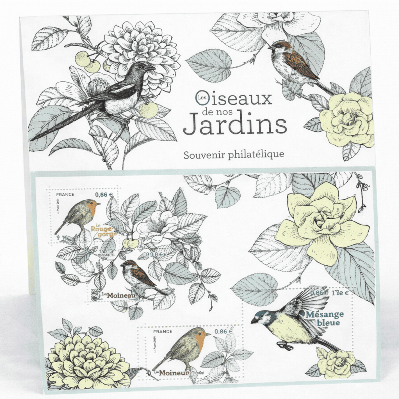 Blocs souvenirs N°143 Oiseaux de nos jardins neuf**.