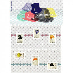 Blocs souvenirs N°147 Les chapeaux neuf**.