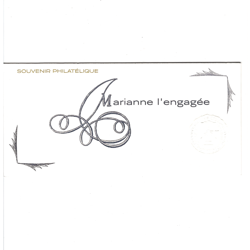 Blocs souvenirs N°145 Marianne l'engagée neuf**.