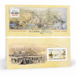 Bloc souvenir N°158 Canal du Suez neuf**.